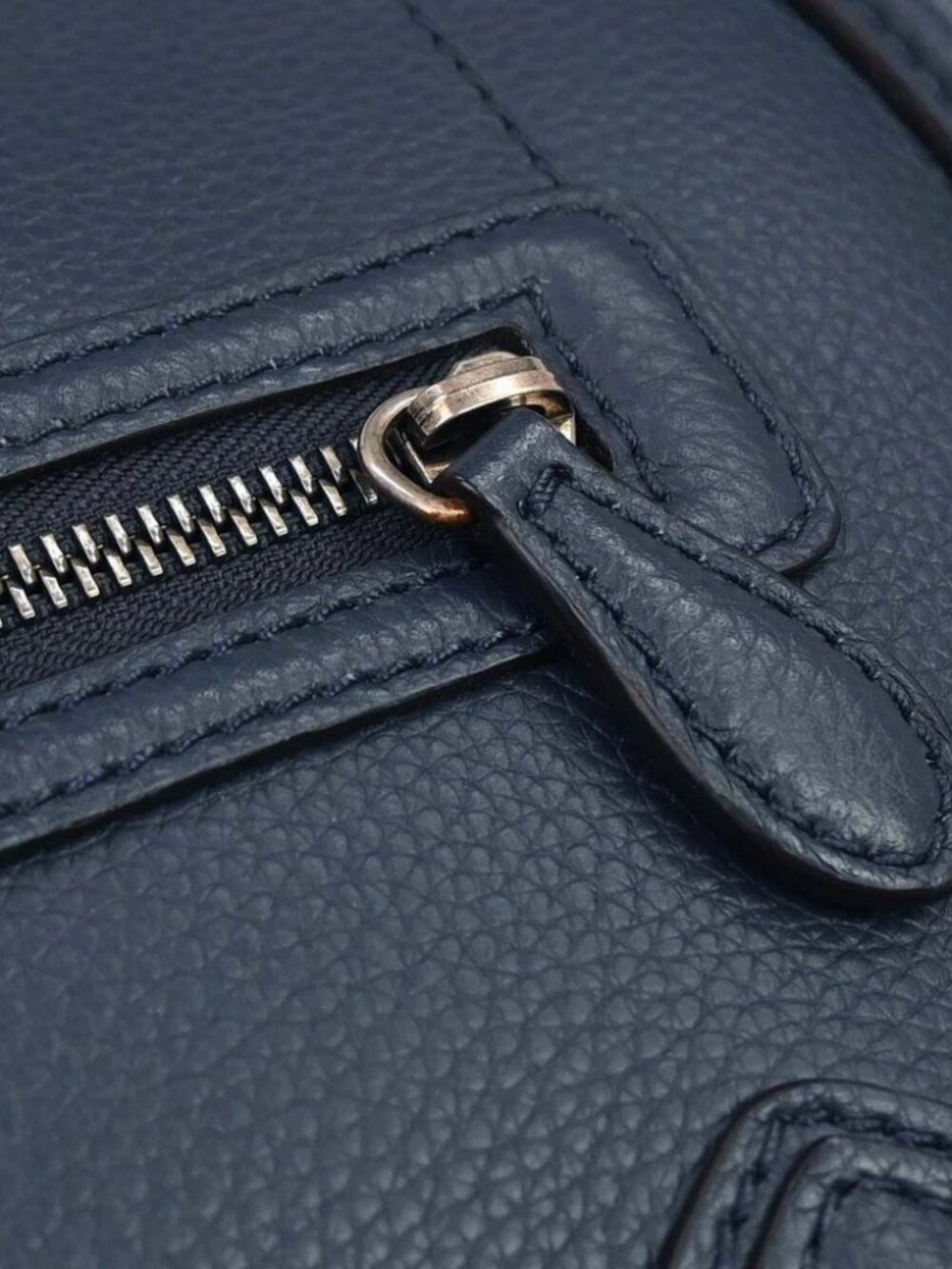 Celine Navy Mini Luggage Tote Bag F-AT-0183 F-PA-0193 196989 - Picture 9 of 14